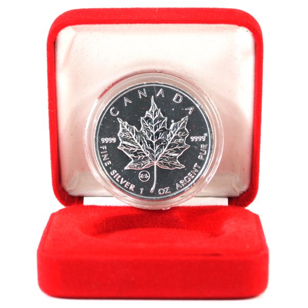2009 Canada $5 London's Tower Bridge Privy Silver Maple Leaf 1oz Fine Silver Coin (Tax Exempt)