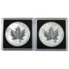 Image 1 : 2004 Canada $5 SML-With Privy Mark 1oz .9999 Fine Silver: Leo & Taurus. 2pcs. (Tax Exempt)