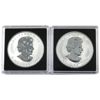 Image 2 : 2004 Canada $5 SML-With Privy Mark 1oz .9999 Fine Silver: Leo & Taurus. 2pcs. (Tax Exempt)