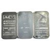 Image 1 : Mixed Lot of 1oz .999 Fine Silver Bars. 3pcs. (Tax Exempt)