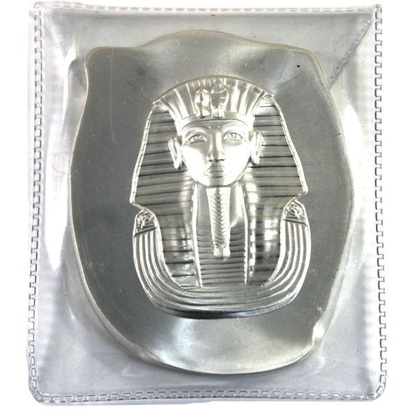  5oz .9999 Argentia Silver ‘King Tut’ Bar– Matte Finish (Tax Exempt)