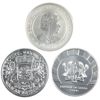 Image 2 : Lot of 3x 1oz 2021-2022 World Fine Silver Coins. 3pcs. (Tax Exempt)