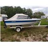 Image 1 : 15' Fibretech Boat with 60 Hp Mariner Outboard  SEE VIDEO