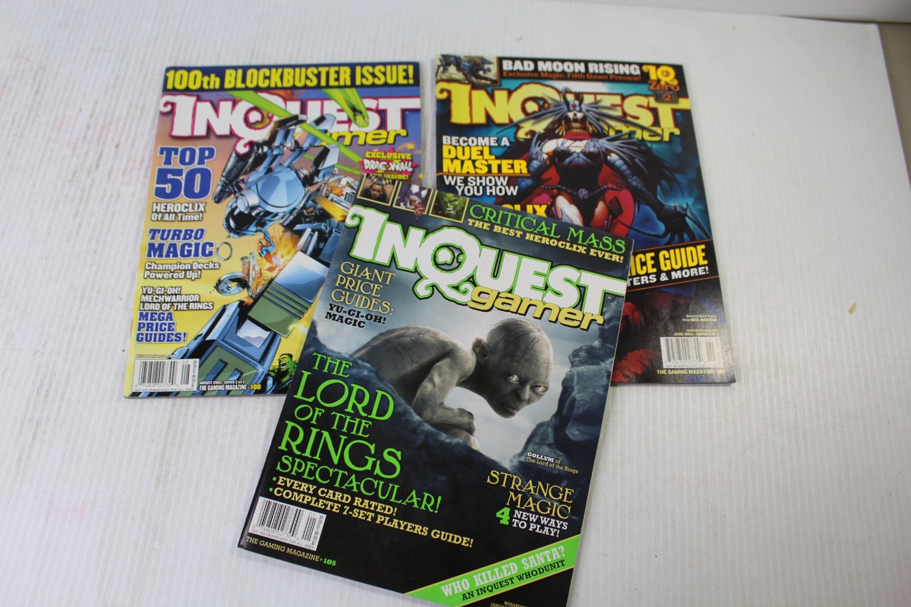 (9) Inquest Magazines - Bodnarus Auctioneering