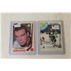 Image 6 : (2) Signed Hockey Cards - Ken Hodge Bruins - Glen Sharpley North Stars