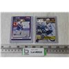 Image 1 : (2) Signed Hockey Cards - Joe Sakic Nordiques - Kris Newbury Toronto Maple Leafs