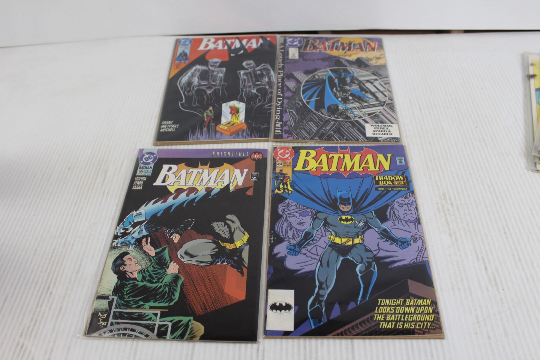 How Many Batman Comics (4) Lots of Comics (Batman, The Many Deaths of Batman, Superman ...