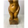 Image 3 : *Wooden Carved Womens Body Figure (Cracked)