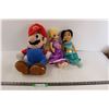 Image 1 : Mario Plush, Disney Rapunzel and Jasmine Plushes