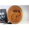 Image 2 : Carved Wooden Picture - (2) Wooden Pictures of the Joker