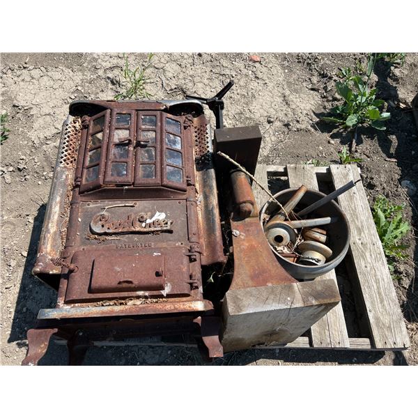 Wood Stove and Cream Separator (North of Viscount)