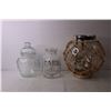 Image 2 : Glass Jars and Candle Holder