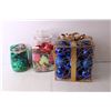 Image 3 : Holiday Decor, ribbon/craft items in jars and Rider bag