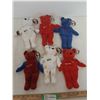 Image 1 : (6) Hockey Player Stuffed Bears with hang tag info: Messier, Hasek, Hull, Fedorov, Roy & Shanahan
