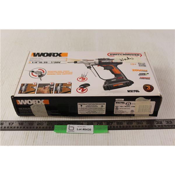 Worx Cordless Drill (Works)