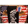 Image 1 : Joker Flag, American Flag with Eagle, Novelty Flag (Sealed)