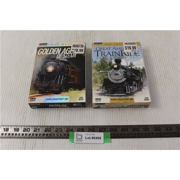 Great American Train Ride Deluxe Box DVD Set, Golden Age of Steam DVD