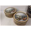 Image 2 : (6) Currier and Ives Ice Cream Tins