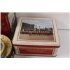 Image 3 : Currier and Ives Ice Cream Tin, (2) Christie's Salted Cracker Tins, Misc. Vintage Tins
