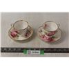 Image 1 : (2) American Beauty by Royal Albert Teacups and Saucers