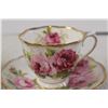 Image 2 : (2) American Beauty by Royal Albert Teacups and Saucers