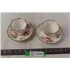 Image 1 : (2) American Beauty by Royal Albert Teacups and Saucers