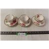 Image 1 : (3) American Beauty by Royal Albert Teacups and Saucers (One has Chip)