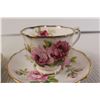 Image 3 : (3) American Beauty by Royal Albert Teacups and Saucers (One has Chip)