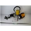 Image 1 : Porcelain Lamp Holder - (2) Flashlights - Light w/Clamp Mount