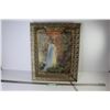 Image 1 : Metal Framed 3-D Picture of Jesus - (light works - 17" - 21")