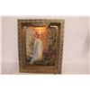 Image 2 : Metal Framed 3-D Picture of Jesus - (light works - 17" - 21")