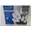 Image 3 : Sylvania Stay-Lit (2) Sets of 100 White Lights (NIB)