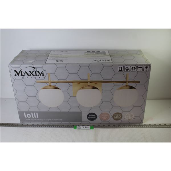 Maxim Lighting - Three Light Vanity (NIB)