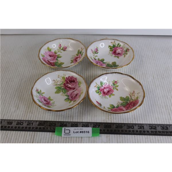 (4) American Beauty by Royal Albert Bowls