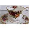 Image 3 : Royal Ascot Bone China Lac La Ronge Teacup and Saucer, Old Country Roses Royal Albert Teacup and Sau