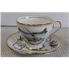 Image 7 : Royal Ascot Bone China Lac La Ronge Teacup and Saucer, Old Country Roses Royal Albert Teacup and Sau
