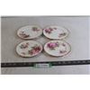 Image 1 : (4) American Beauty Royal Albert Plates (6.5", 7")