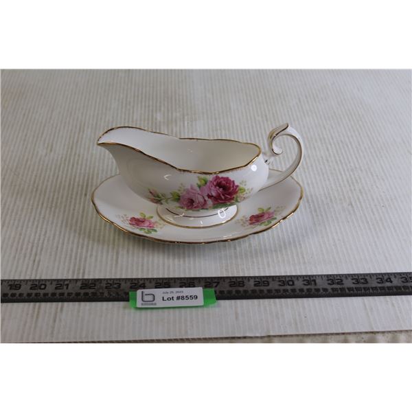 American Beauty Royal Albert Gravy Boat