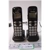 Image 1 : (2) Panasonic Cordless Phones With Charging Stands (Works)