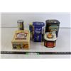 Image 1 : (5) Assoted Collector Tins