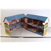 Image 1 : Vintage Eagle Toys Litho Tin Dollhouse (As Is)