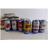 Image 5 : (6) Collector Tins (Willy Wonka, Canadian Honey, Lifesavers), (6) Pepsi Hockey Jersey Cans