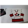 Image 2 : Plastic Sparky & Winnipeg Jets Hockey Sticks - (2) Canada Window Flags