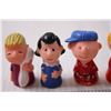 Image 2 : (4) 1951 Charlie Brown Peanuts Finger Puppets Mini Figures
