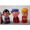 Image 3 : (4) 1951 Charlie Brown Peanuts Finger Puppets Mini Figures