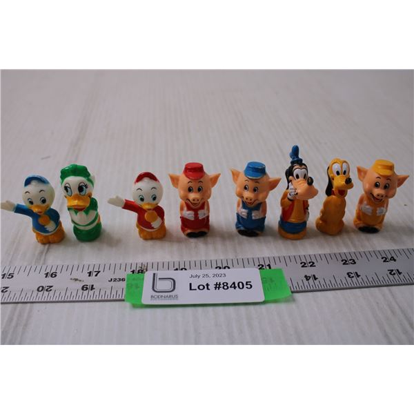 (8) Disney Figurines