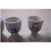 Image 3 : (3)Egg Cups-- Barbie, Snoopy, Care Bears