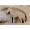 Image 2 : Carved Wooden Horse Wall Art
