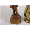 Image 3 : Brass Cup with Handle, Wooden Statue Figurine