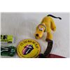 Image 4 : (12) Toy Cars, Goofy Plush with Rubber Head, (2) Watches, Rolling Stones Pin